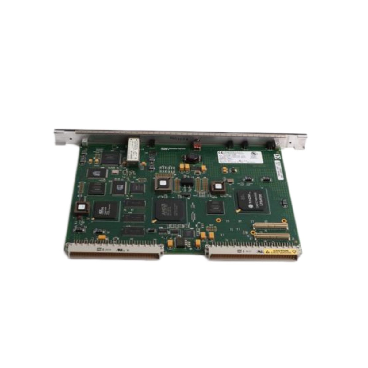 GE IC698RMX016 communication module features Gigabit Ethernet and RS-232/485 ports. Supports 256 connections with 1MB buffer, 4.2W power, and IP20 protection for reliable networking.