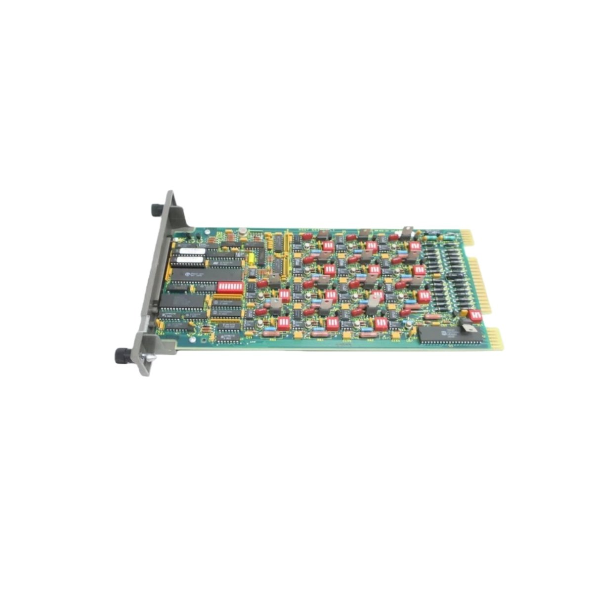 ABB IMASO01 8-channel analog slave output module, 4-20mA or 0-10V, 12-bit resolution, 1,500V isolation. For AC 800M DCS and S800 I/O racks.