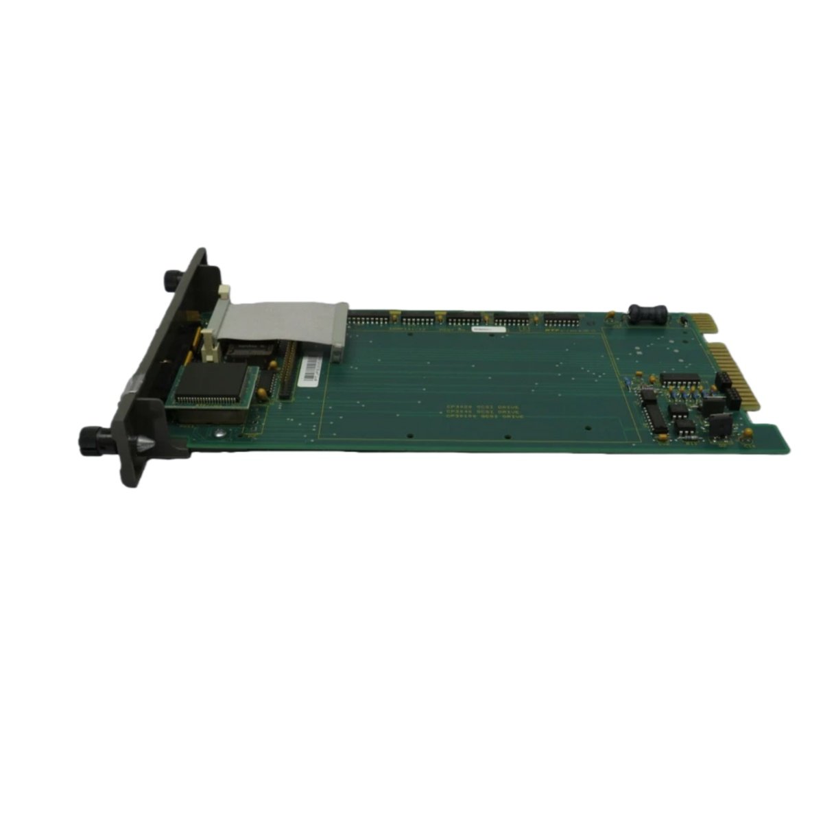 ABB IMMPI01 multi-function I/O card with 32 analog/digital channels, 14-bit resolution, pulse inputs, and Module Bus interface for ABB DCS systems.