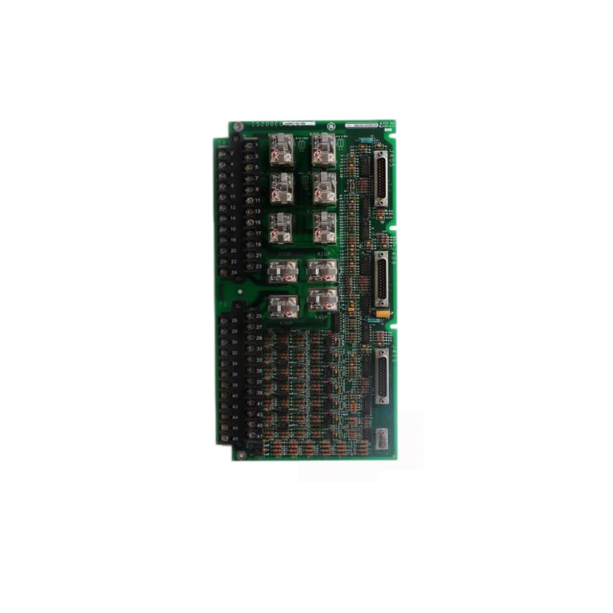 Buy GE IS200ECTBG1ABB Mark VI I/O Terminal Circuit Board. 64 terminals, 2A rating, 1500V isolation, +5 Vdc, CE/UL compliant.