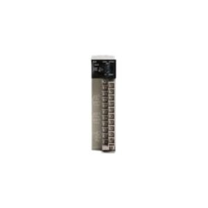 Fuji NC1AY02-MR analog output module with 2 independent 16-bit channels, 0-10V/4-20mA software-selectable, ±0.1% accuracy, and 500V channel isolation