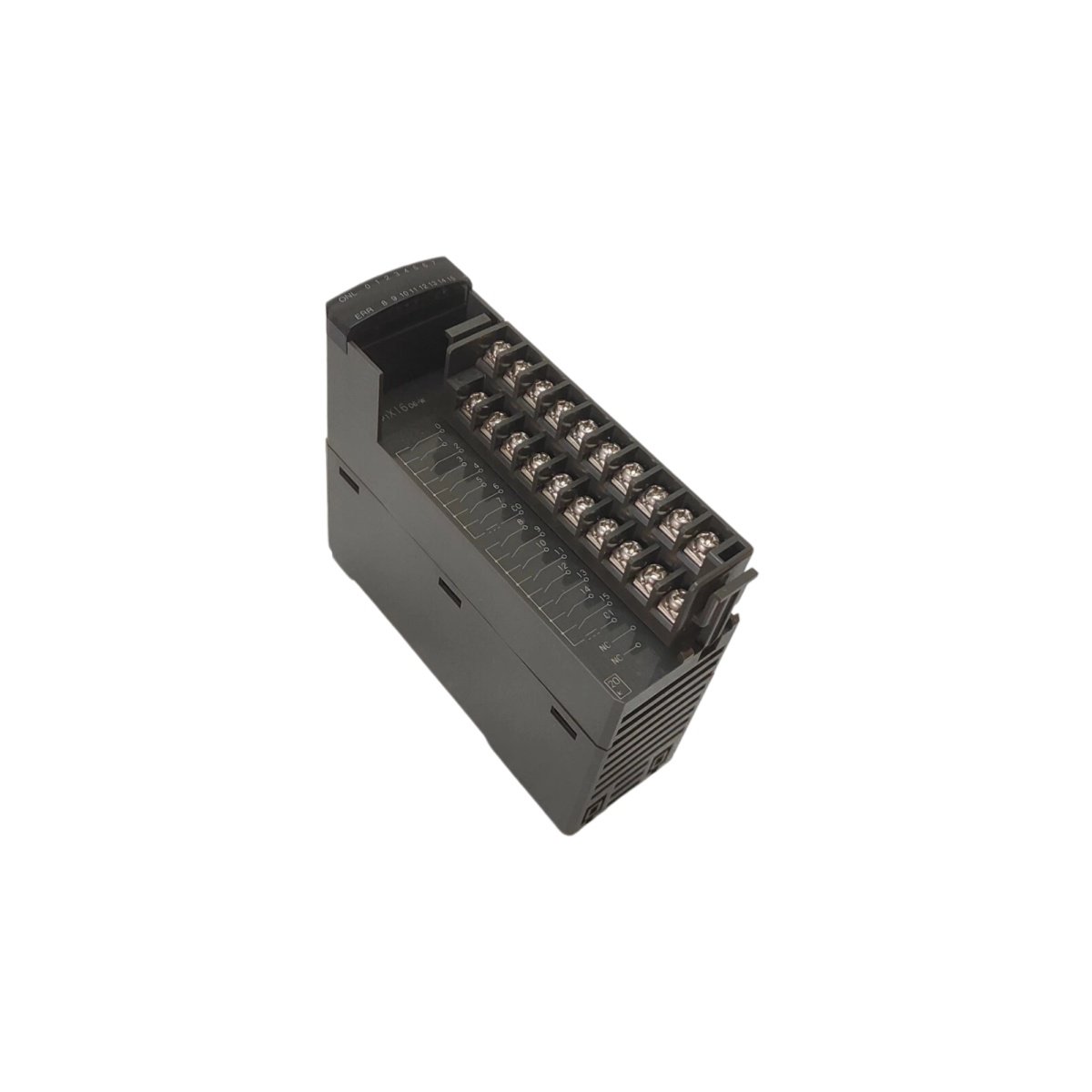 Fuji NP1X1610-RI digital input module with 16 channels, 24V DC, 0.2 kg weight, 7 mA input current, and opto-isolation for NP1 PLC systems.