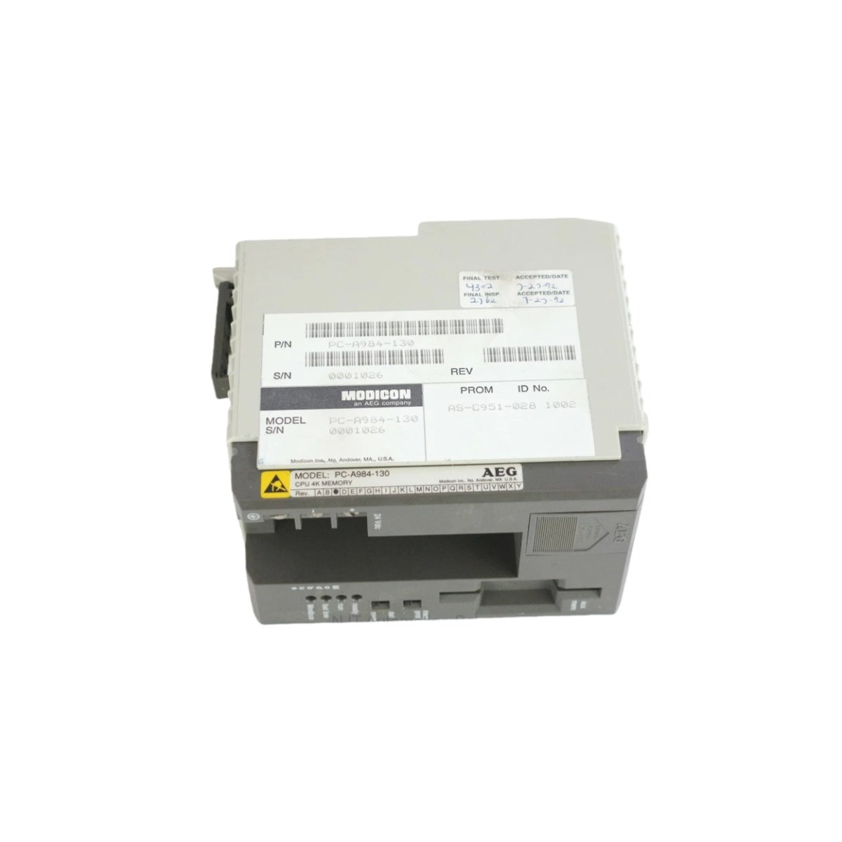 Schneider PCA984130 Processor Module for Advanced Automation Control - Image 4