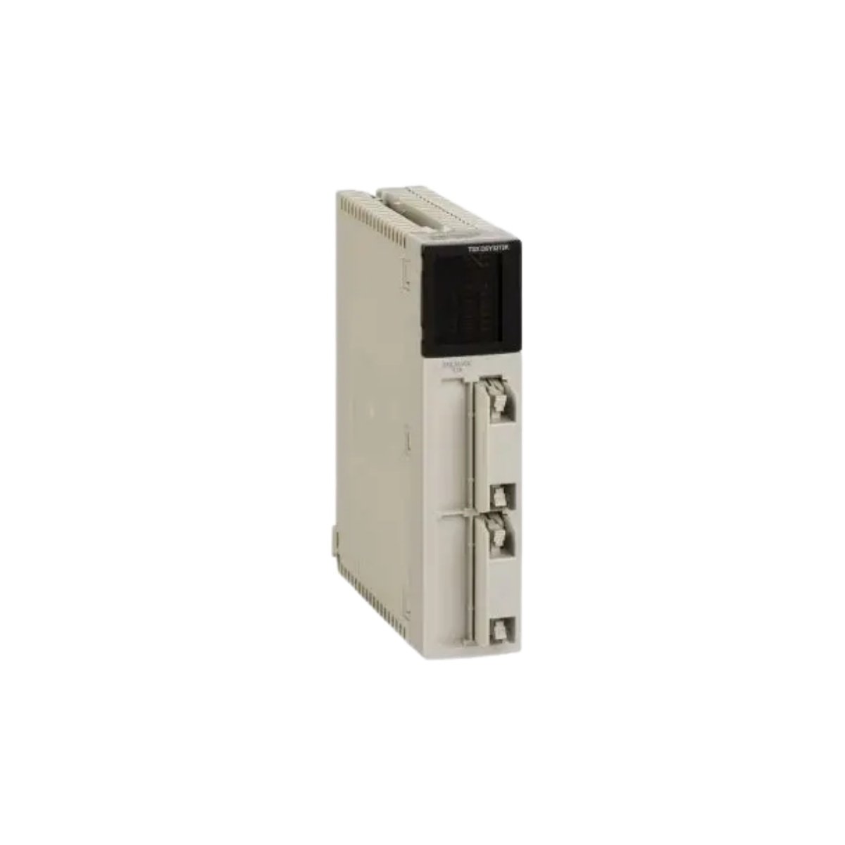 Schneider TSXDSY32T2K discrete output module for Modicon TSX Micro. 32 channels, 24V DC/0.5A, short-circuit protection. Legacy PLC component.