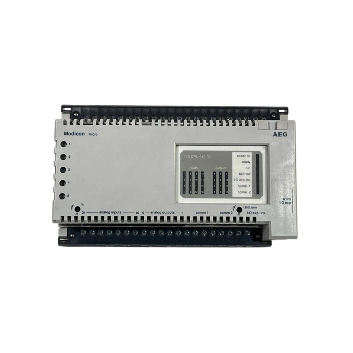 Schneider 110CPU31102 Central Processing Unit offers 256 KB memory, 40 MHz speed, dual serial ports, and Modicon M100 compatibility
