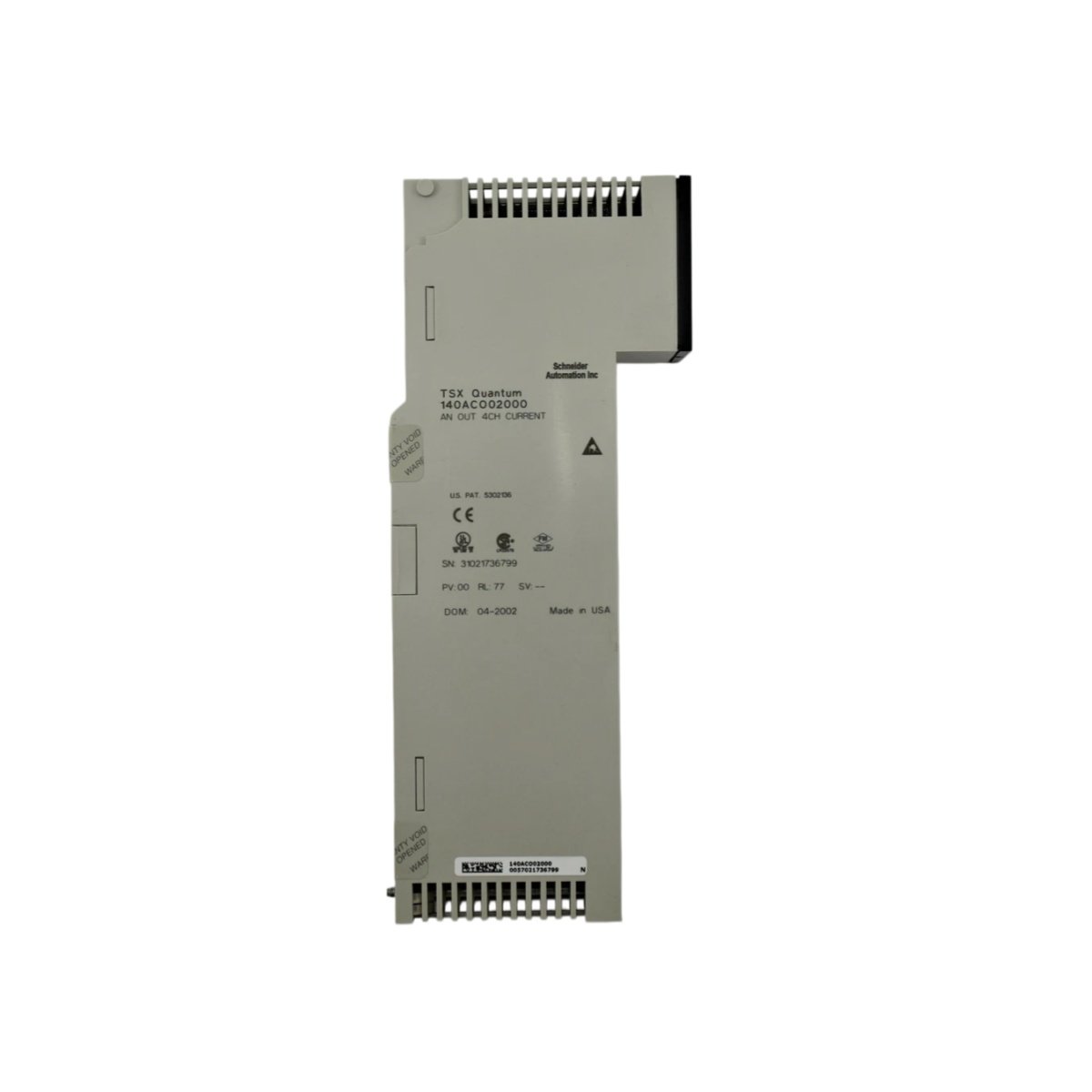 Schneider 140 ACO 020 00 Analog Output Module | 4-Channel 4-20 mA for Modicon Quantum