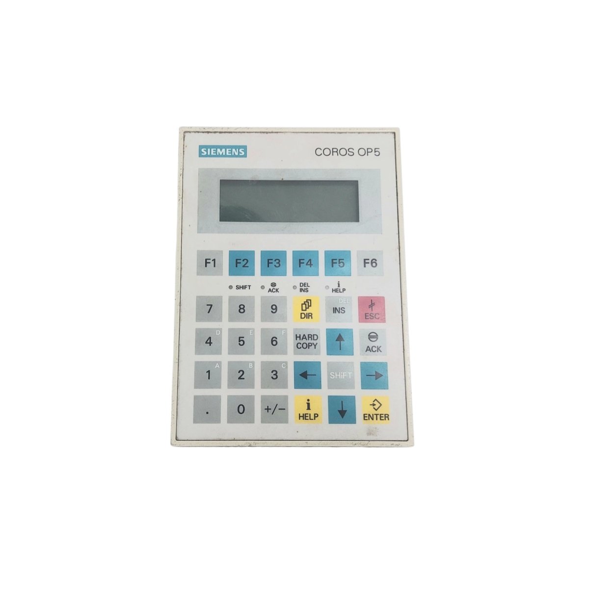 Order the Siemens 6AV3505-1FB12 protective film membrane keypad with 12 function keys, IP65 rating, chemical resistance, and 1 million cycle life