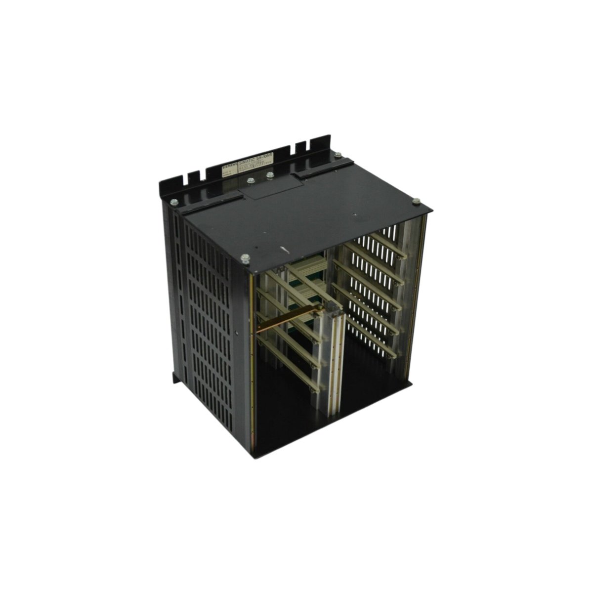 Siemens 6ES5105-3RB11 ZG105R central rack for SIMATIC S5-105R. 8 I/O slots, 115/220V AC, 5.25kg, IP20. Central unit with power supply for micro-PLC systems