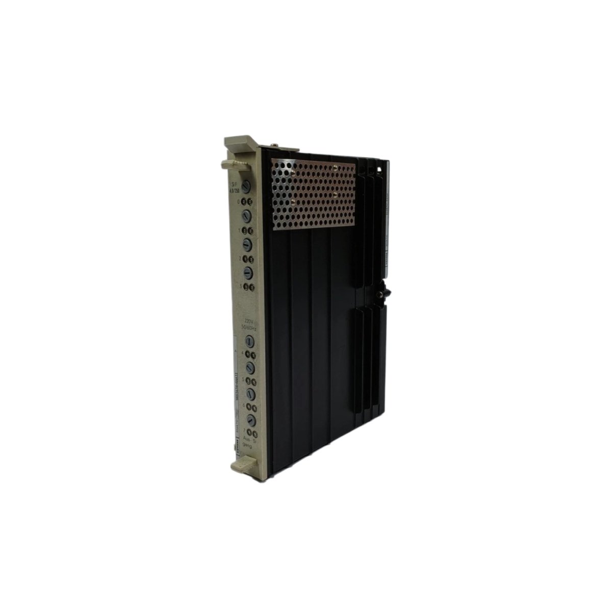 Siemens 6ES5741-0AC21 SIMATIC PLC module. Review dimensions, weight, interface, status LEDs, and mounting specs for industrial control systems.