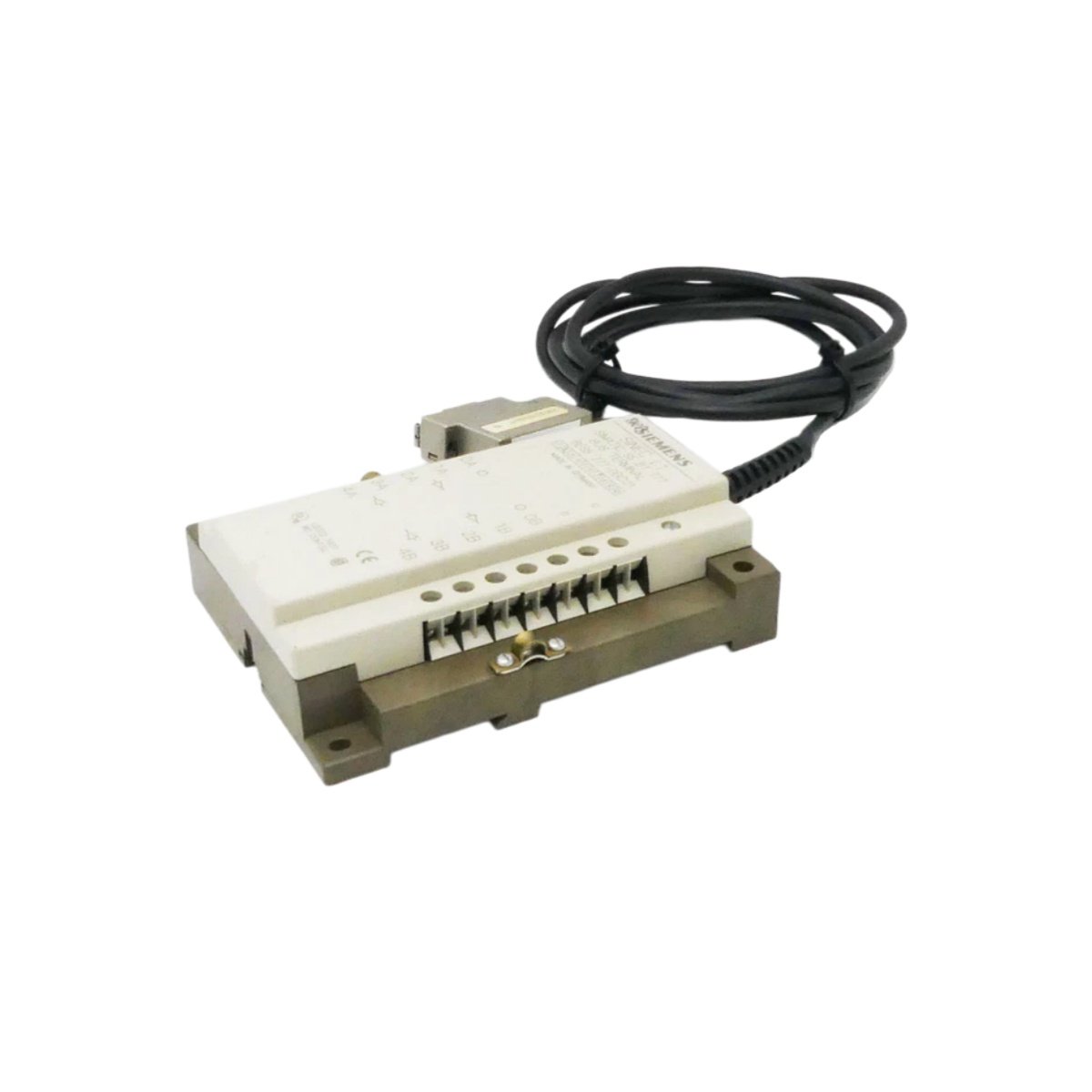 Buy the Siemens 6ES5777-0BC01 SIMATIC S5 bus terminal with 20 screw-type connections, integrated shield grounding, DIN-rail mount