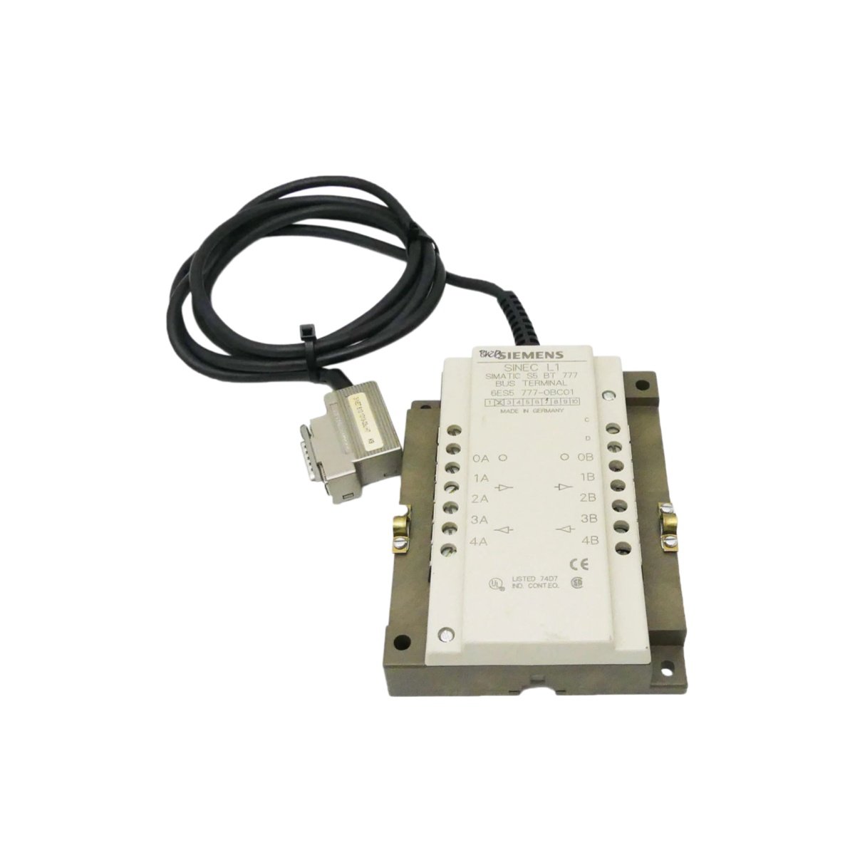Siemens 6ES5777-0BC01 Bus Terminal | 20 Screw Terminals, 0.5-2.5mm²