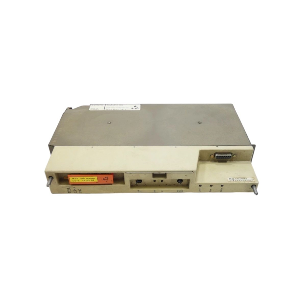 Siemens 6ES5942-7UA11 SIMATIC S5 CPU 942 – 32 KB Program Memory, 1.0 ms Cycle Time, 1024 I/O