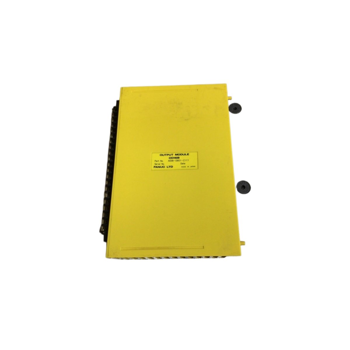 Buy the GE Fanuc A03B-0801-C111 digital output module. Features 16 outputs, 24 V DC, 0.5 A per channel, and Series 0/0i CNC compatibility.