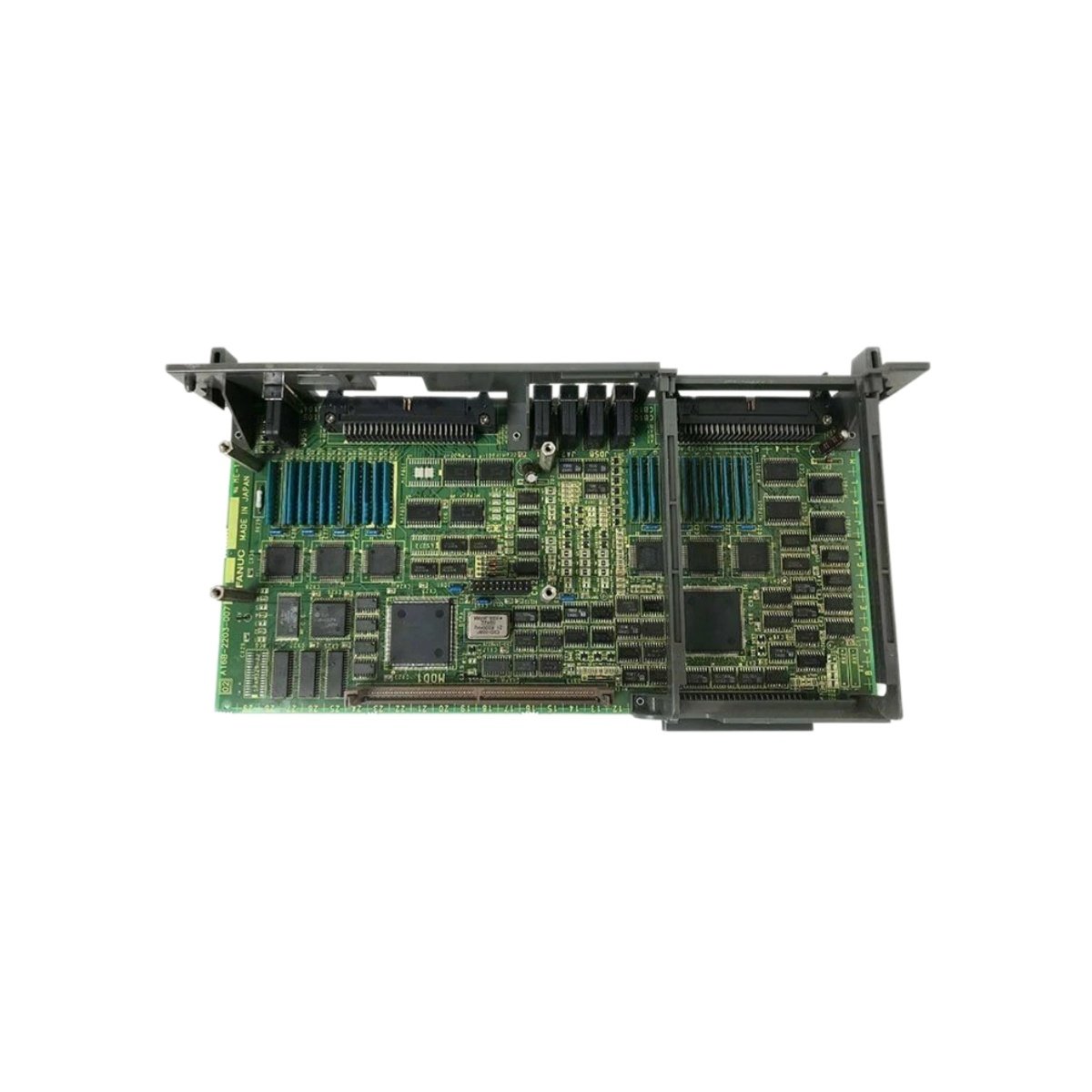 GE A16B-2203-0073/01A I/O PSU circuit board, 24VDC to 5VDC, 1.5A output, Series 16 PLC/CNC. Overcurrent/overvoltage protection. Reliable power.