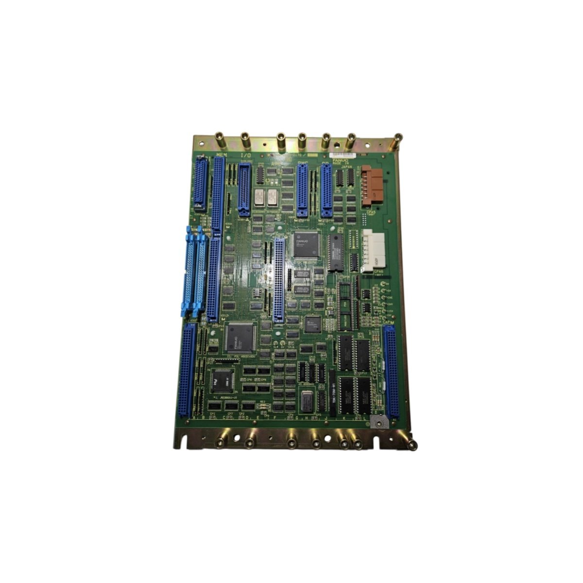 GE A20B-2000-0170 master control board for FANUC Series 20 CNC. 24VDC, 32-bit, 2.43kg, supports 0MC/0TC/0MD/0TD. Reliable motion control.