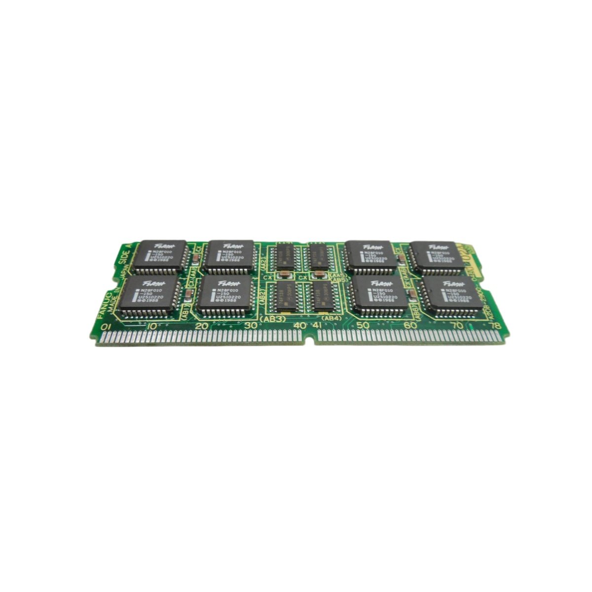 GE A20B-2900-0480/02A flash ROM memory module for GE Fanuc CNC systems. Review dimensions, weight, interface, memory type, and mounting specs.
