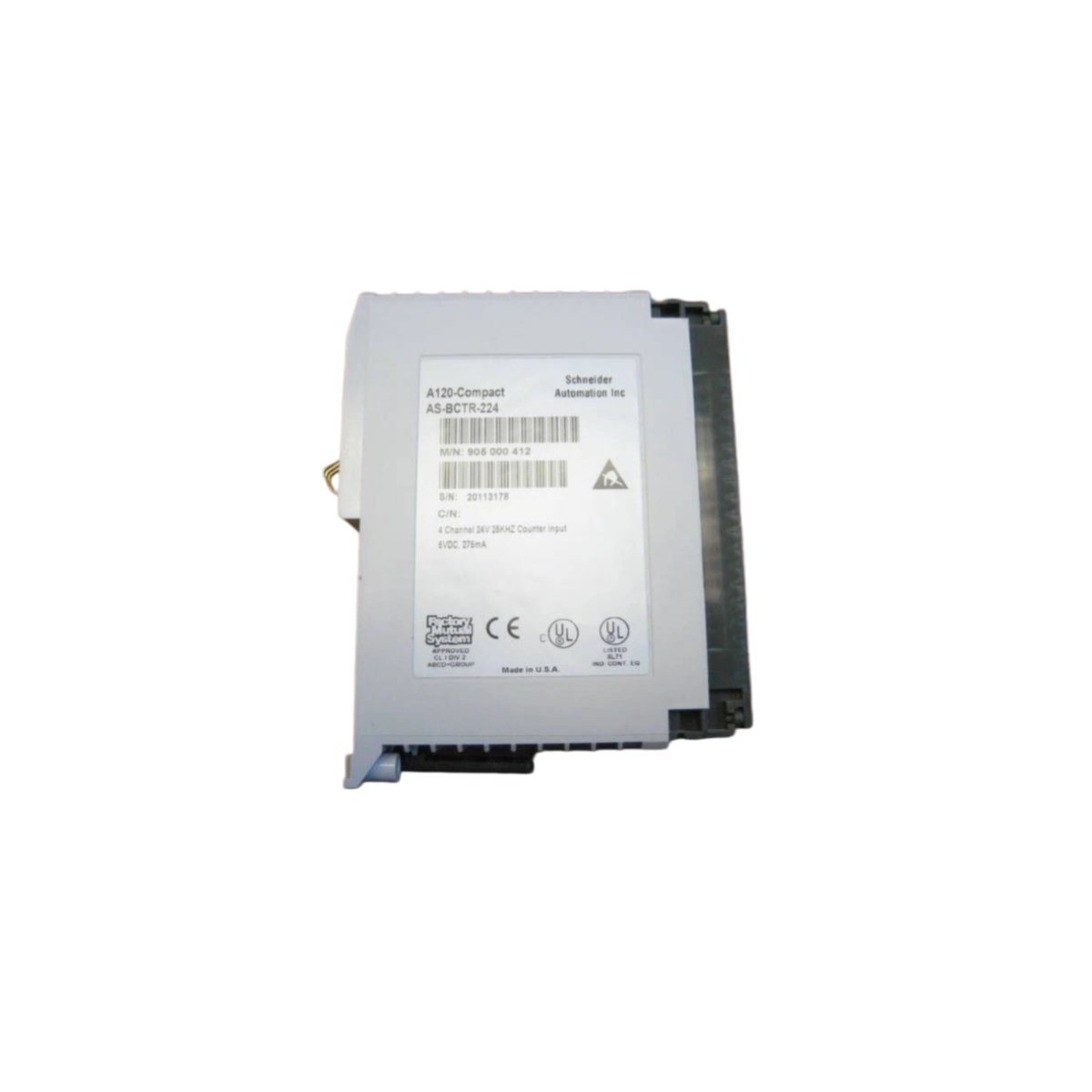 Schneider ASBCTR224 Counter Input Module – 2 Channels, 200 kHz, 32-Bit Counting