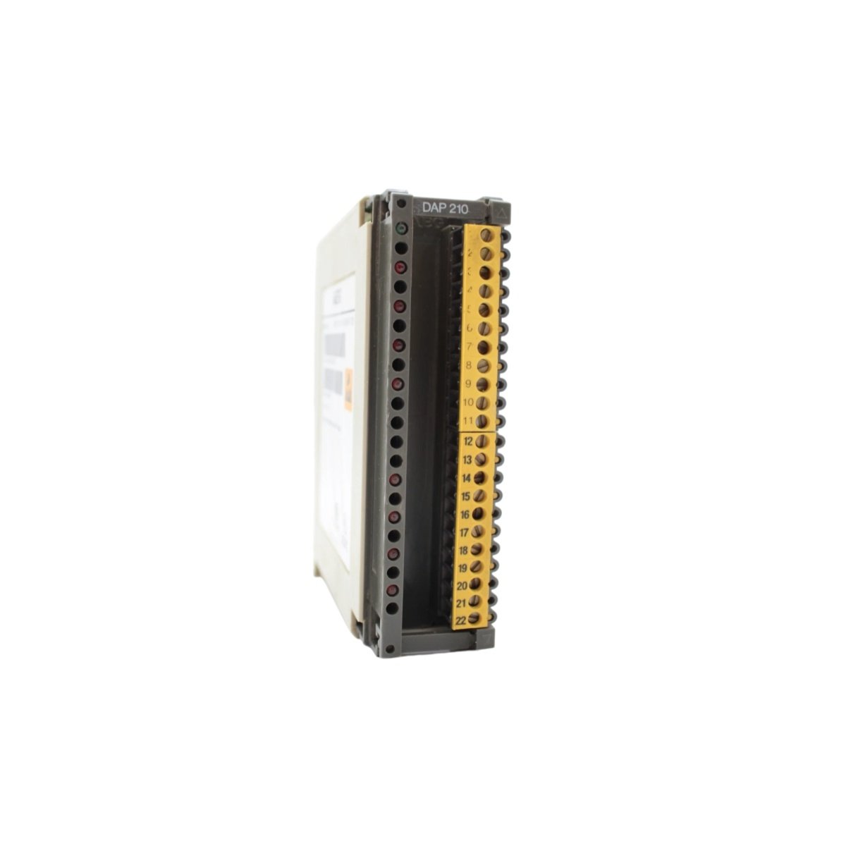 Buy the Schneider DAP 210 discrete output module with 8 isolated 2A outputs, short-circuit protection, and 1ms response time. Rack-mounted for Modicon PLCs.