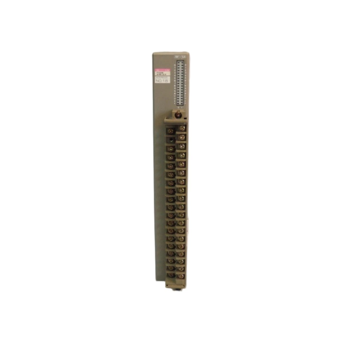 Fuji Electric FTU223B Output Module offers 16 solid-state relay outputs, 2 A per channel, LED status indicators, and DIN-rail mount for industrial control.