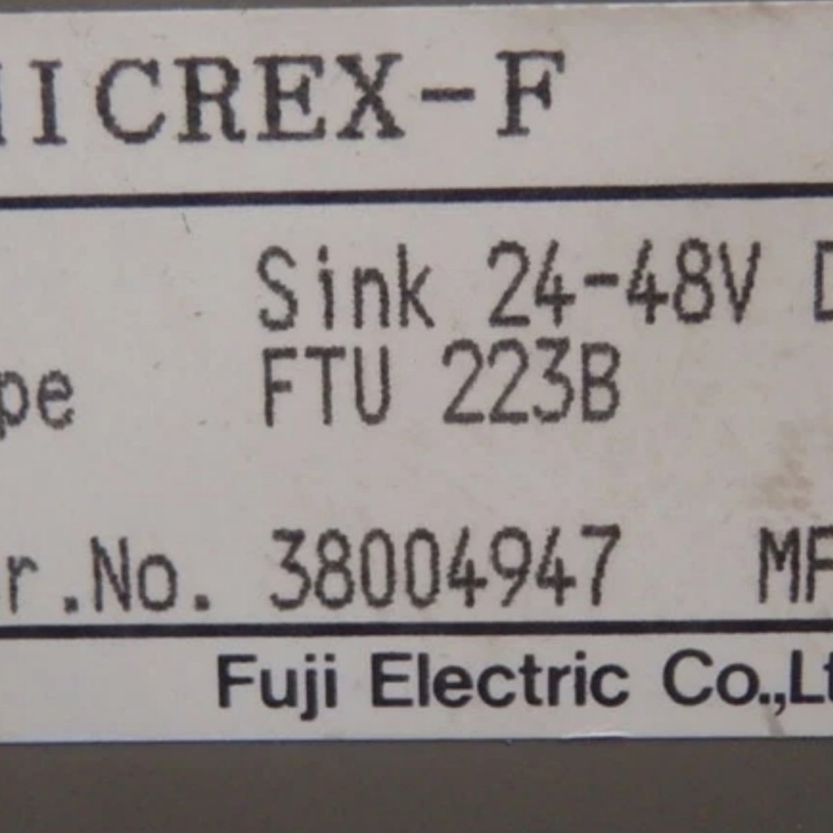Fuji Electric FTU223B Output Module for Reliable Actuator Control - Image 3