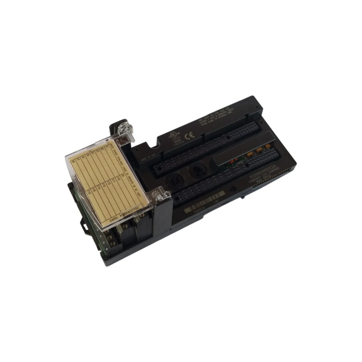 GE IC200CHS022A VersaMax Compact I/O Carrier - Image 2