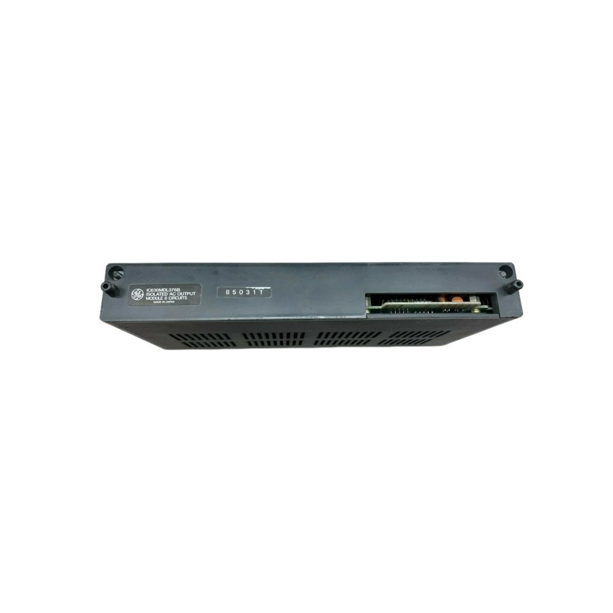 GE IC630MDL376 8-point isolated output module for Series Three. 115/230VAC, 2A per output, 3A fused, 0-60°C. Reliable AC load control.