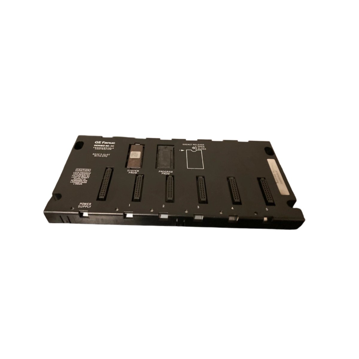 GE IC693CPU311D CPU for Series 90-30 PLC. 32KB memory, 0.3ms scan, 30W power, RS-232, 1000-day battery backup. Reliable industrial control.