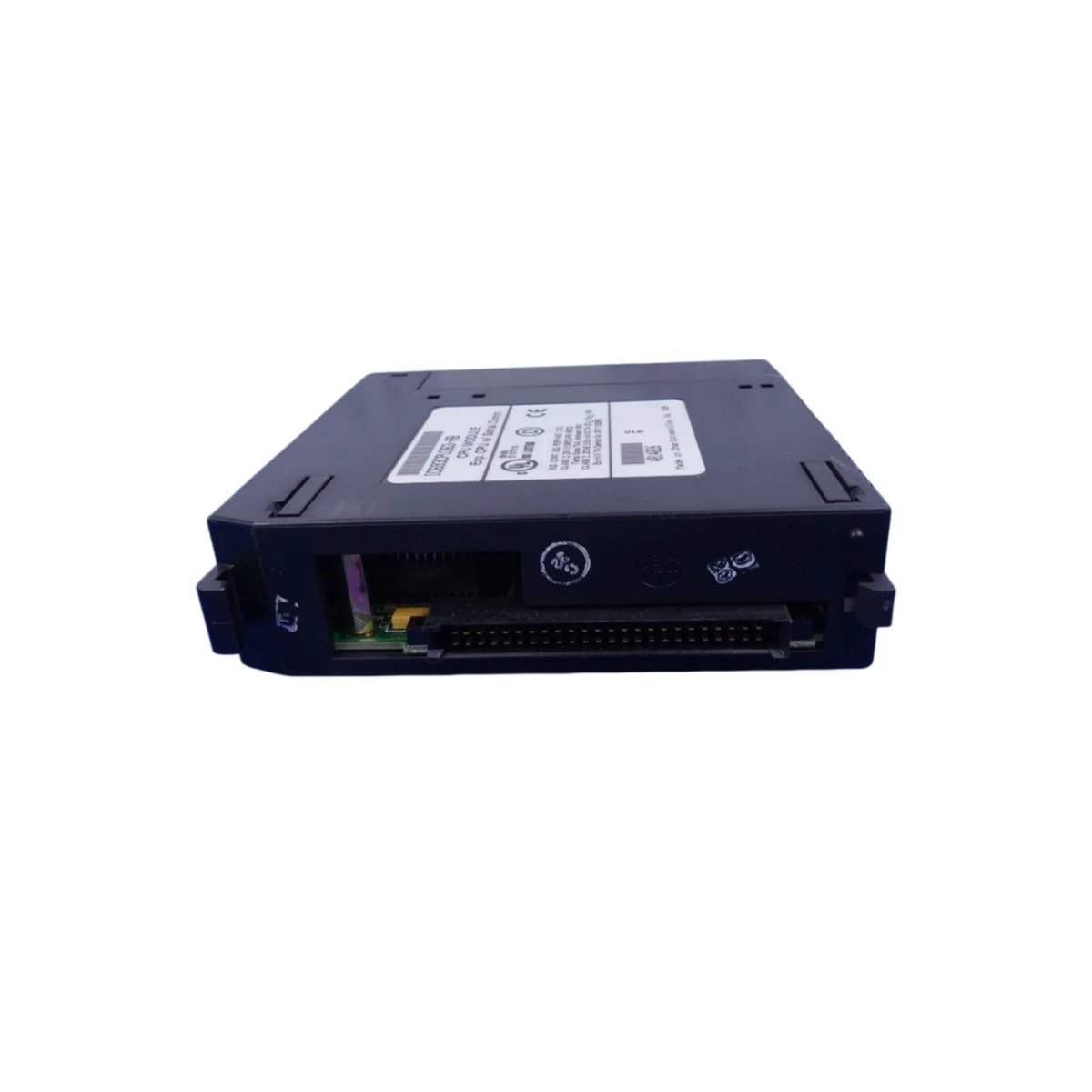 GE IC693CPU363-AB processor module: 32-bit CPU, 240 KB user memory, SNP and Modbus serial port, Series 90-30 backplane, 130x50x110 mm, 0.42 kg.