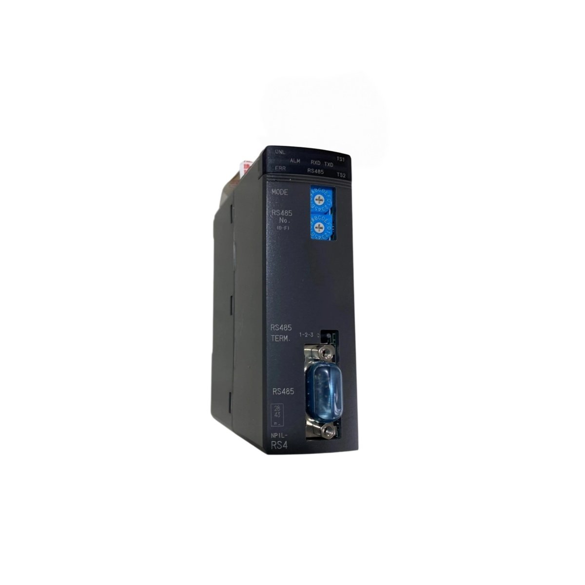 Fuji NP1L-RS4 MICREX-SX RS-485 module: 1 channel, 57.6 kbps max, 1 km range, photocoupler isolation, 140g. Technical specs for industrial