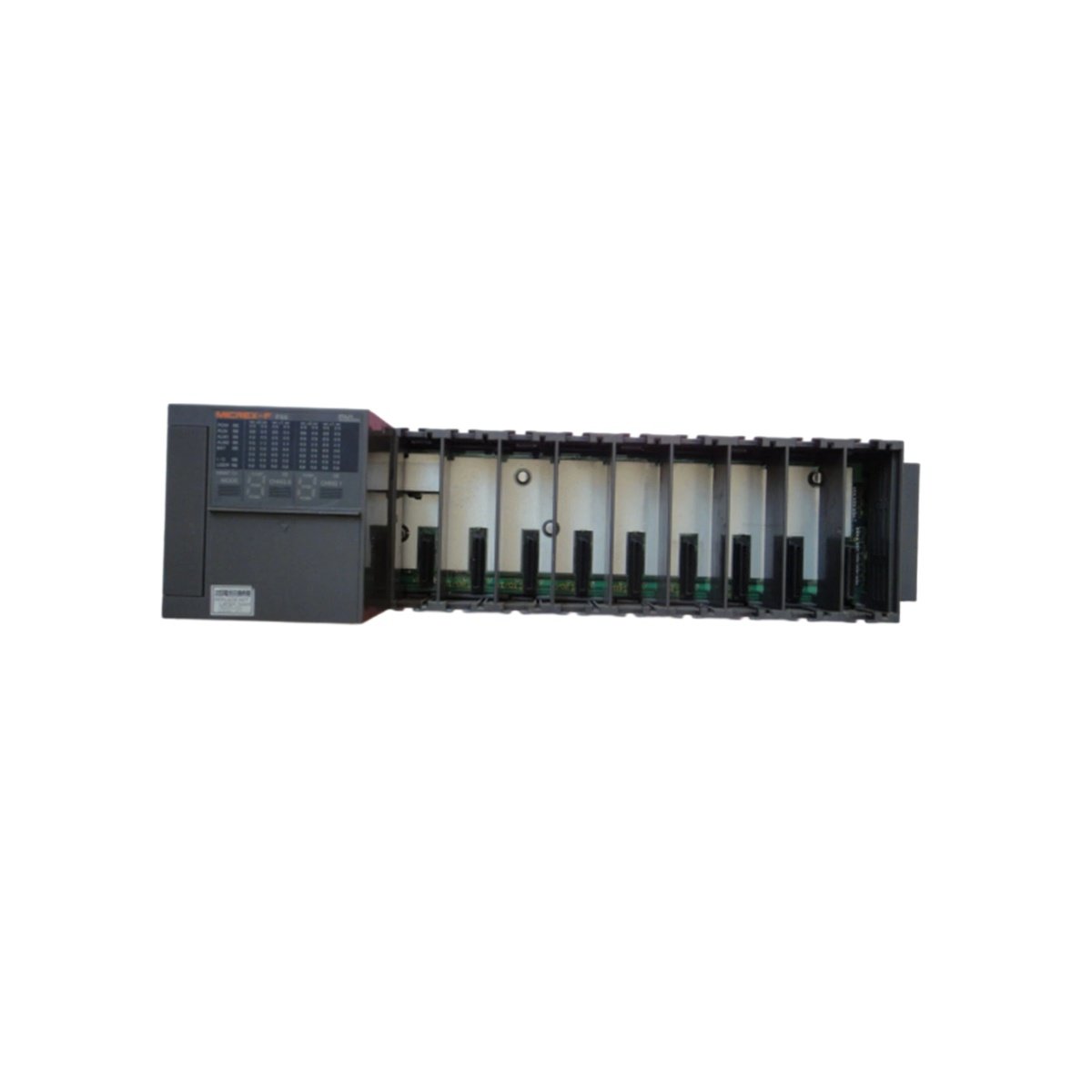 Fuji Electric NV1P-082 Processor Unit offers 100 MHz speed, 128 KB memory, 4 counters, RS-232/485. DIN-rail mount for industrial automation