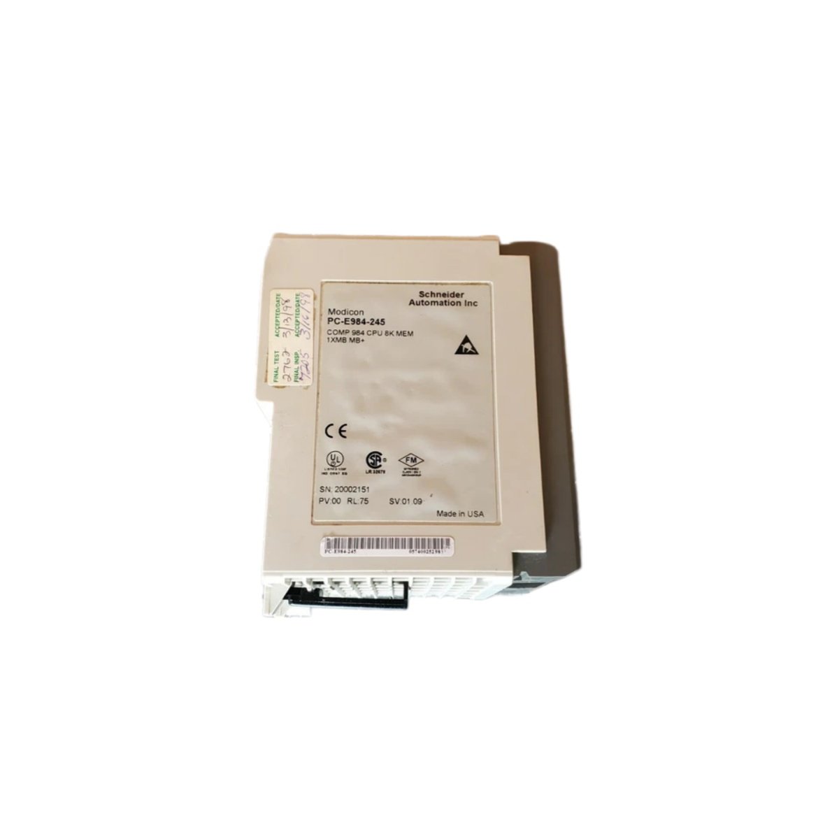 Schneider PCE984245 Modicon Compact CPU | 8K Memory Modbus Specs