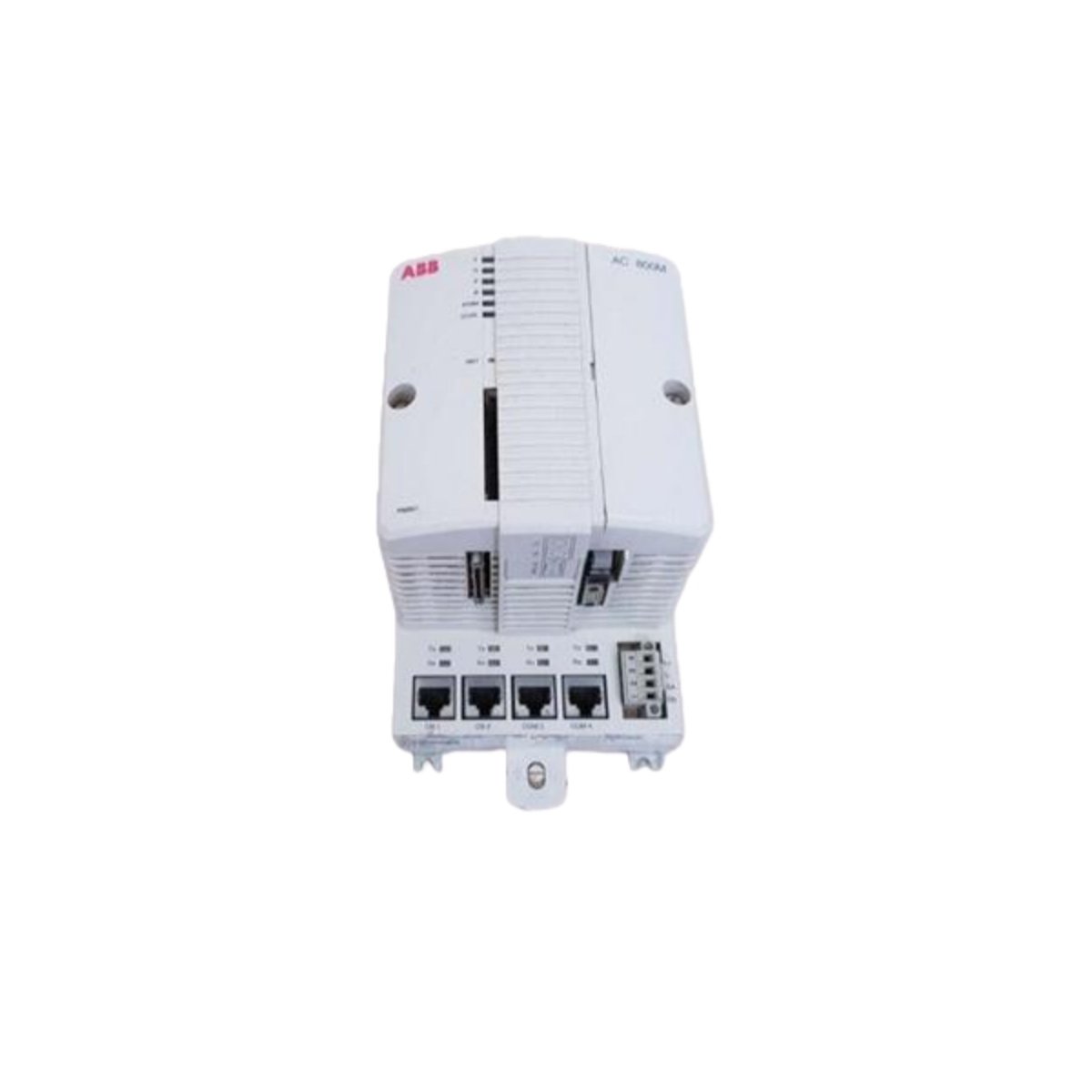 ABB PM861K01 3BSE018105R1 processor unit kit offers Ethernet and fieldbus ports, 220 µF backup, and DIN-rail mounting. View full specs here.