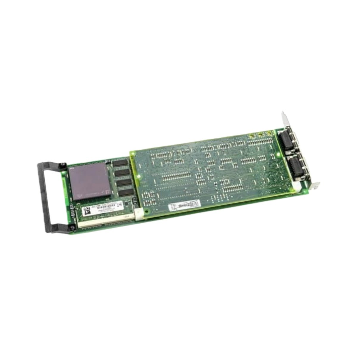 ABB PU514 real time accelerator: dedicated co-processor, 118 active components, backplane and ribbon interfaces, 280x180x25 mm, 0.58 kg, 5 VDC.