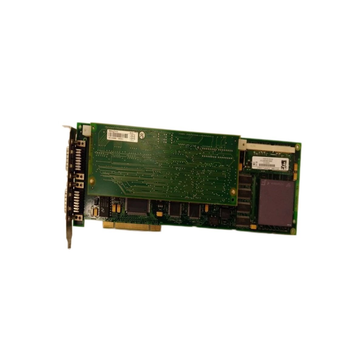 ABB PU515A 3BSE032401R1 real-time accelerator board: onboard co-processor, 126 active components, backplane and ribbon interfaces, 280x180x25 mm, 0.58 kg.
