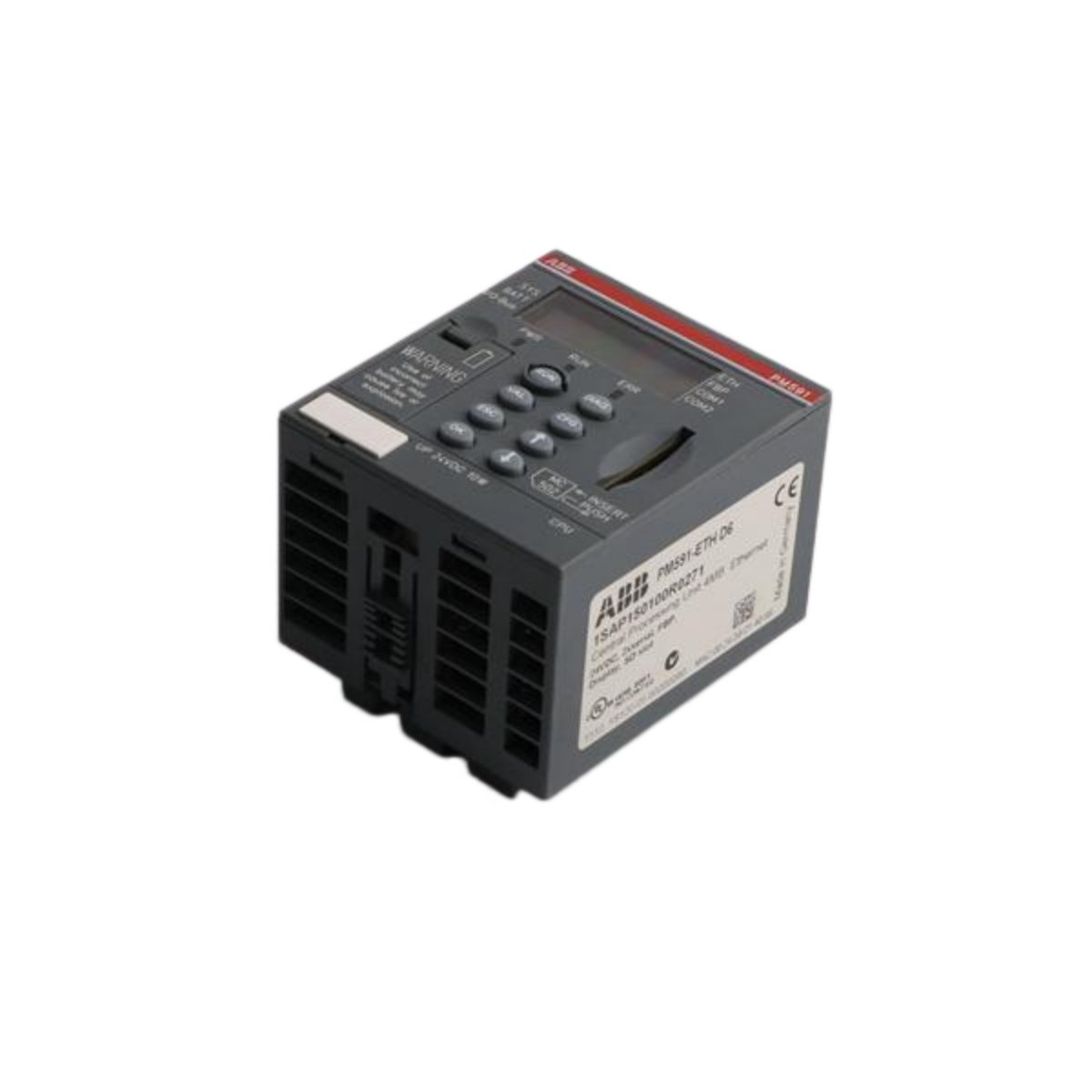 ABB SC520 3BSE003816R1 submodule carrier with 4 slots, redundant backplane, gold-plated contacts, and 0.7 kg weight. View full specs.