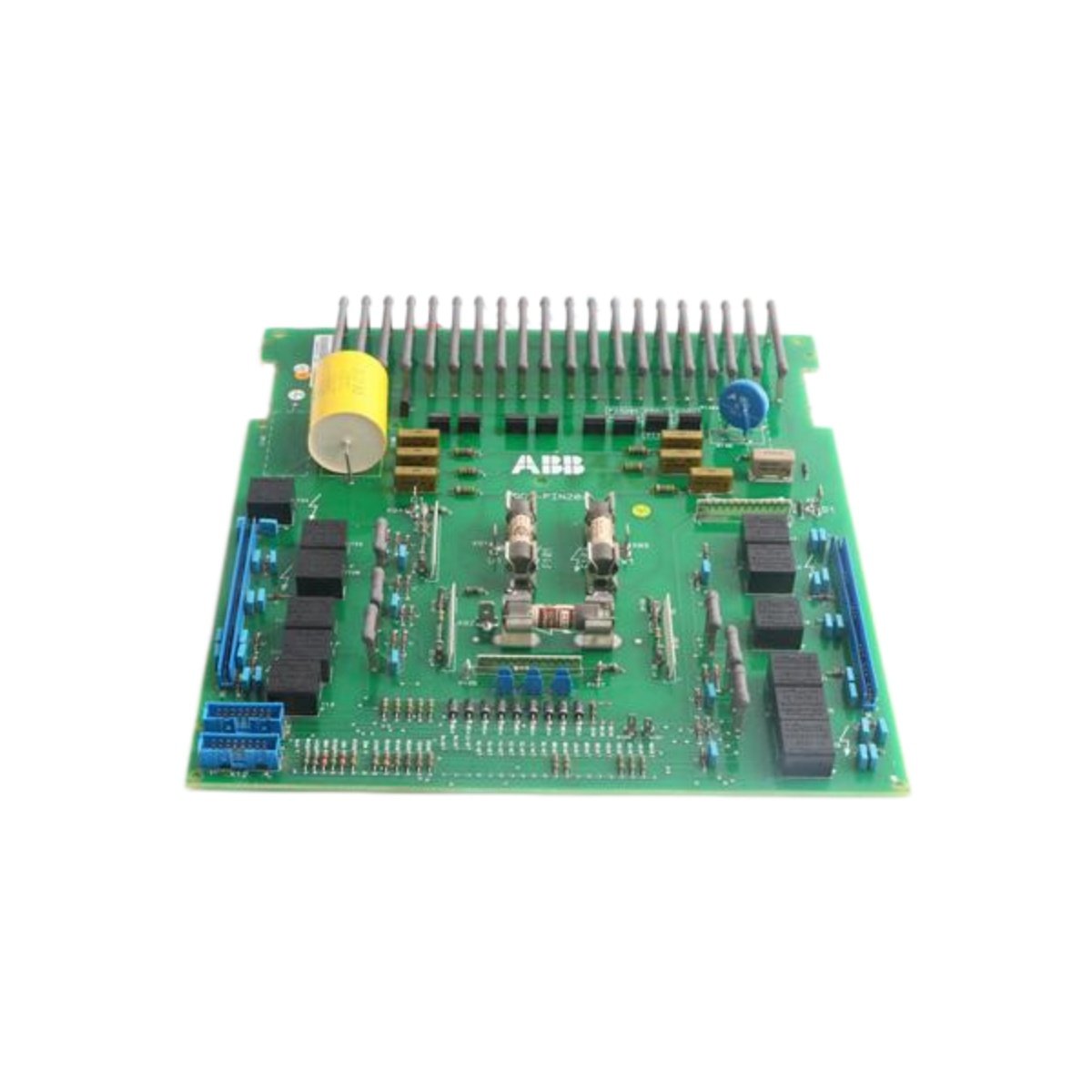 ABB SDCS-PIN-205B DC drive power interface board offers 205 A current capacity, 600–900 V DC link, 6 gate drive outputs, and comprehensive protection