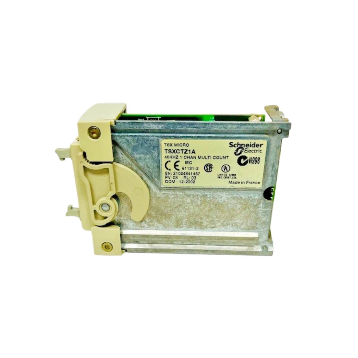 Schneider TSXCTZ1A Counter Module – 2 Channels, 500 kHz, 32-Bit, Quadrature Mode for Premium