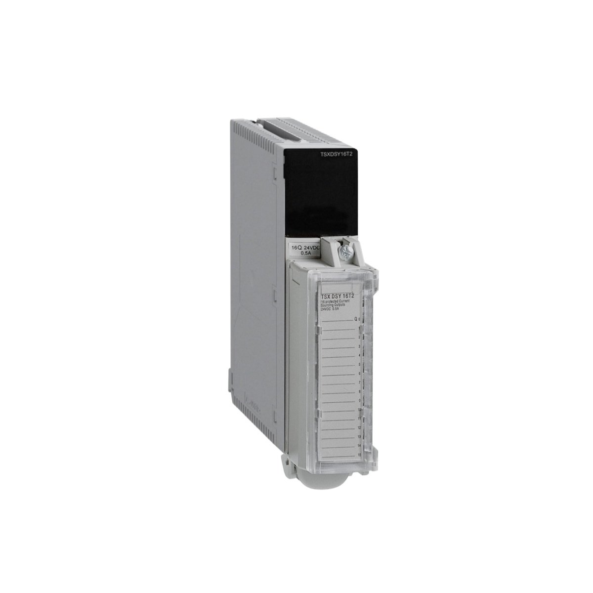 Buy the Schneider TSXDEY08D2 8-channel discrete input module. Provides 24 VDC input, galvanic isolation, and DIN rail mounting for Modicon Premium PLCs.