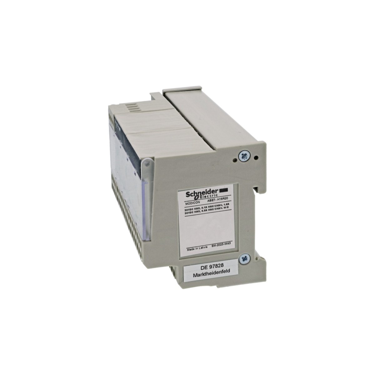 Schneider 6907211 communication module for industrial control. Backplane and network c onnectors, status LEDs. View dimensions, weight, and full specs.