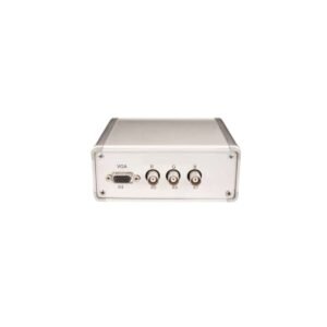 Siemens 6AV1908-0BC00 external video interface unit: VGA output, 640 × 480 at 60 Hz, 15-pin D-sub, 24 VDC, 150 × 110 × 45 mm, 0.6 kg. For SIMATIC panels.