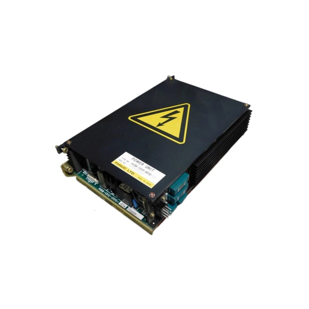 GE A16B-1211-0890-01 Power Supply Unit: 200/230 VAC input, 250×150×80 mm, 2.8 kg, regulated DC rails for CNC systems.