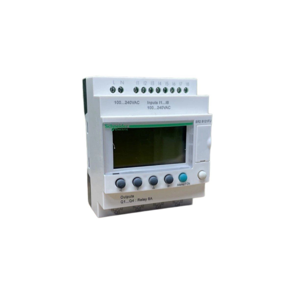 Schneider BIK 121 power supply module for industrial control. AC input, 24 VDC regulated output, DIN rail mount. View dimensions and full specs.