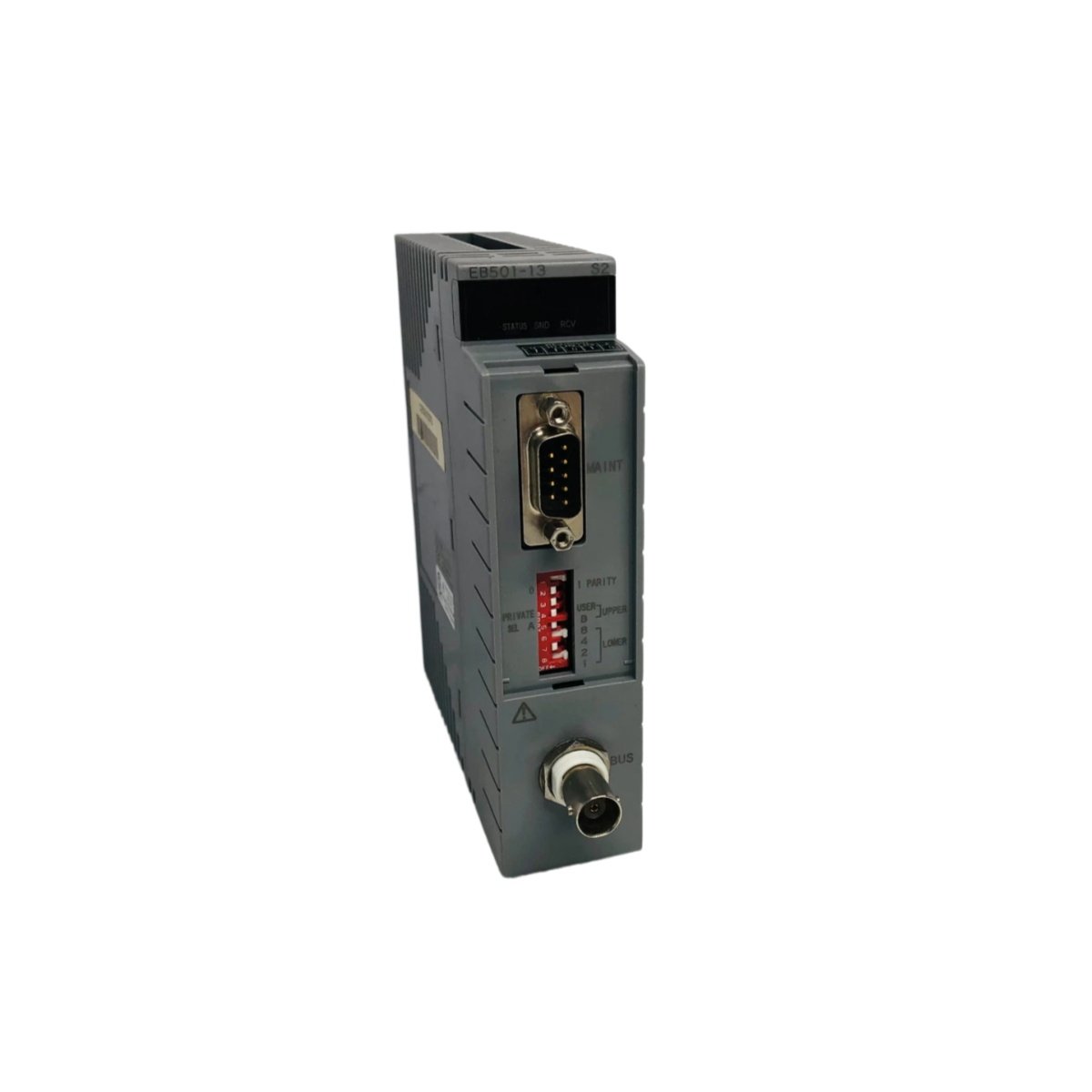 Yokogawa EB501-13 bus interface module features dual-redundant ports, 10 Mbps transfer, bus isolation, and 24 V DC power. View full specs and details.