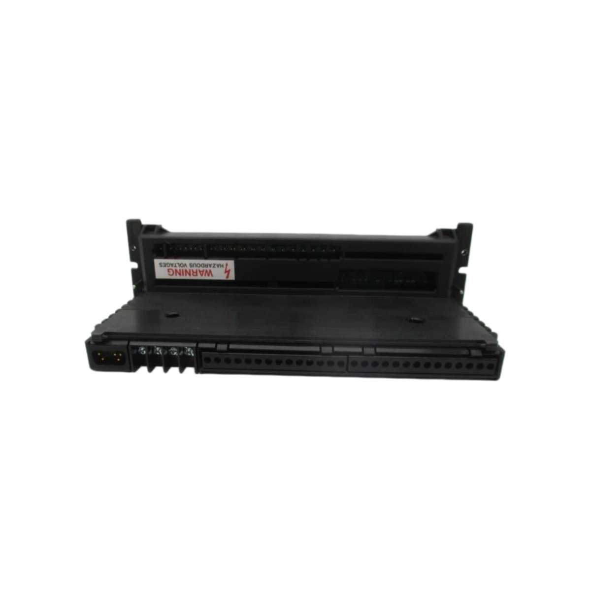 GE IC660TBA105 terminal assembly for Genius I/O systems. Screw terminals, keyed connector, panel or rack mount. View dimensions and full specs.