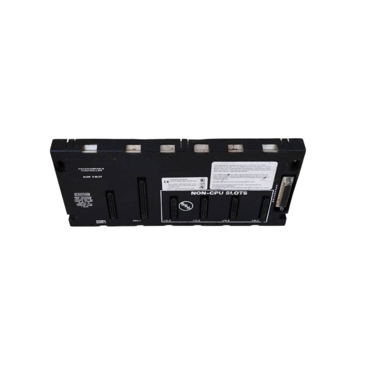 GE IC693CHS397K 5-Slot Modular CPU Baseplate - Image 3