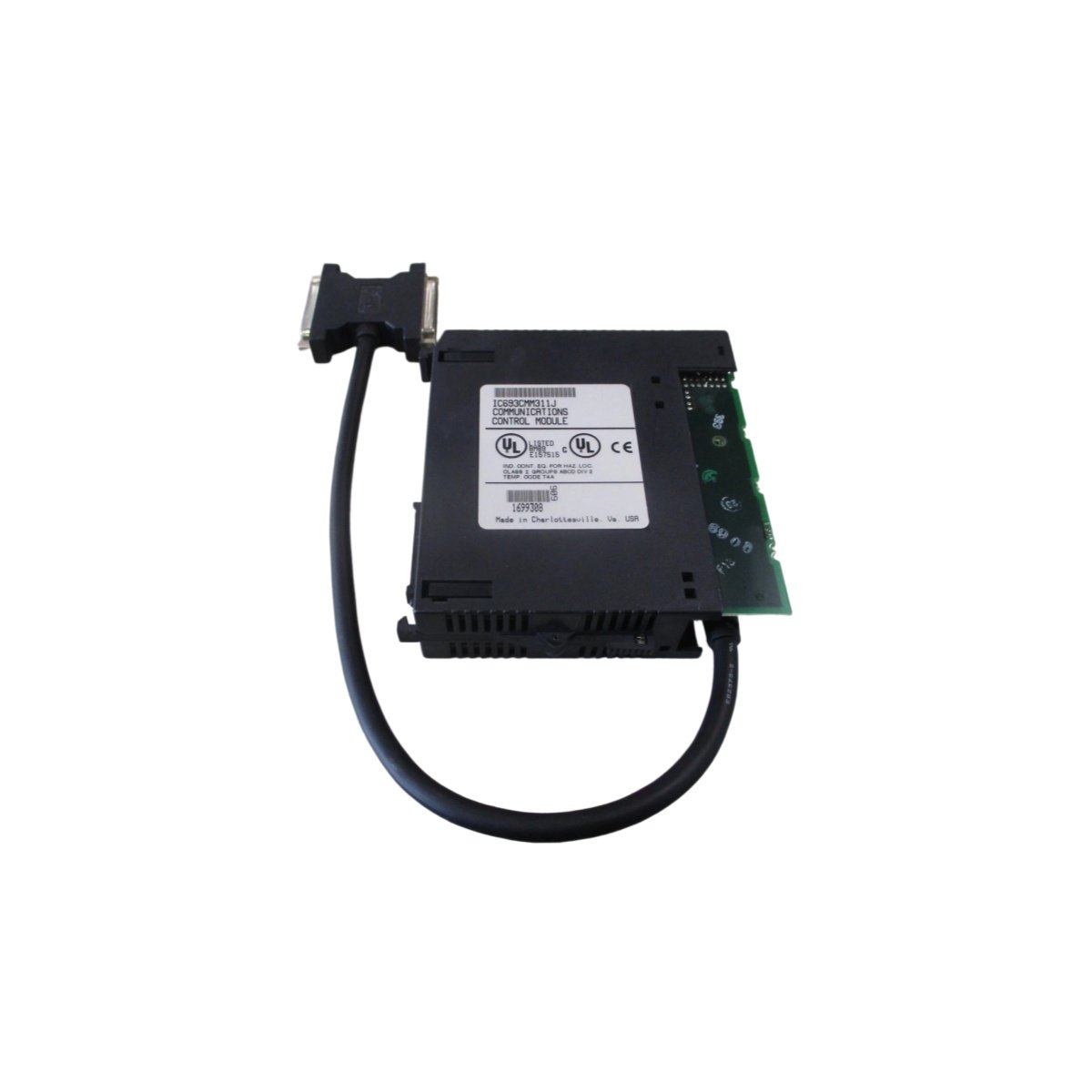 GE IC693CMM311J Communication Coprocessor Module for Series 90-30 PLCs. View dimensions, weight, serial ports, and energy storage specs. Full details.