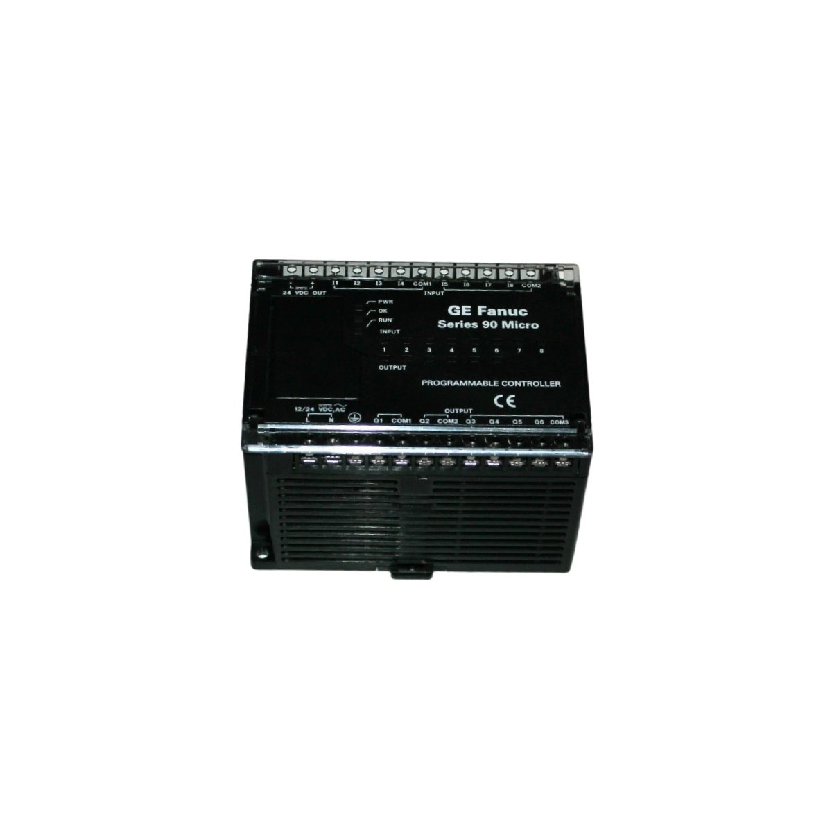 GE IC693UDR002RP1 Remote I/O Drop Module: 24 VDC, 180×120×60 mm, 0.9 kg, mixed I/O for Series 90-30 PLC networks.