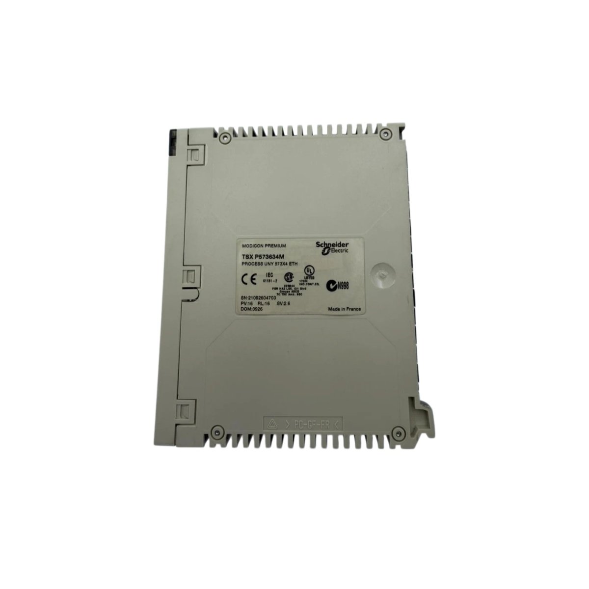 Schneider TSXP573634M Unity Processor | Modicon Premium Specs