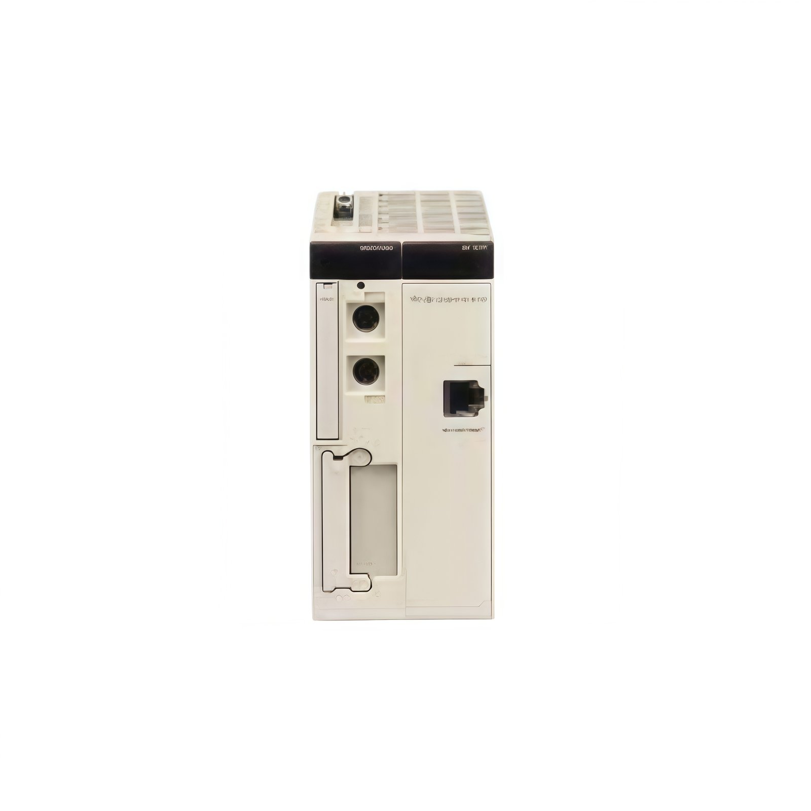 Schneider TSXP574823M 574X3 PL7 processor: Ethernet, FIP, 260×105×130 mm, 1.0 kg, battery backup. Technical specs for Modicon Premium PLC.